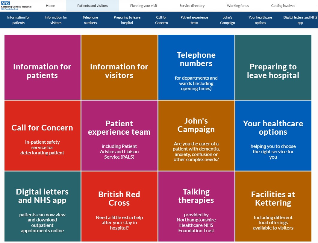 KGH Patient Information Homepage