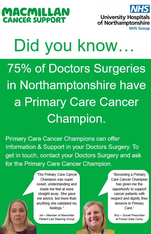 Primary Care Cancer Champions