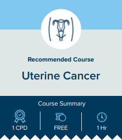 a screenshot of the uterine cancer course