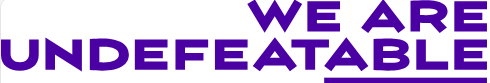 We are undefeatable logo